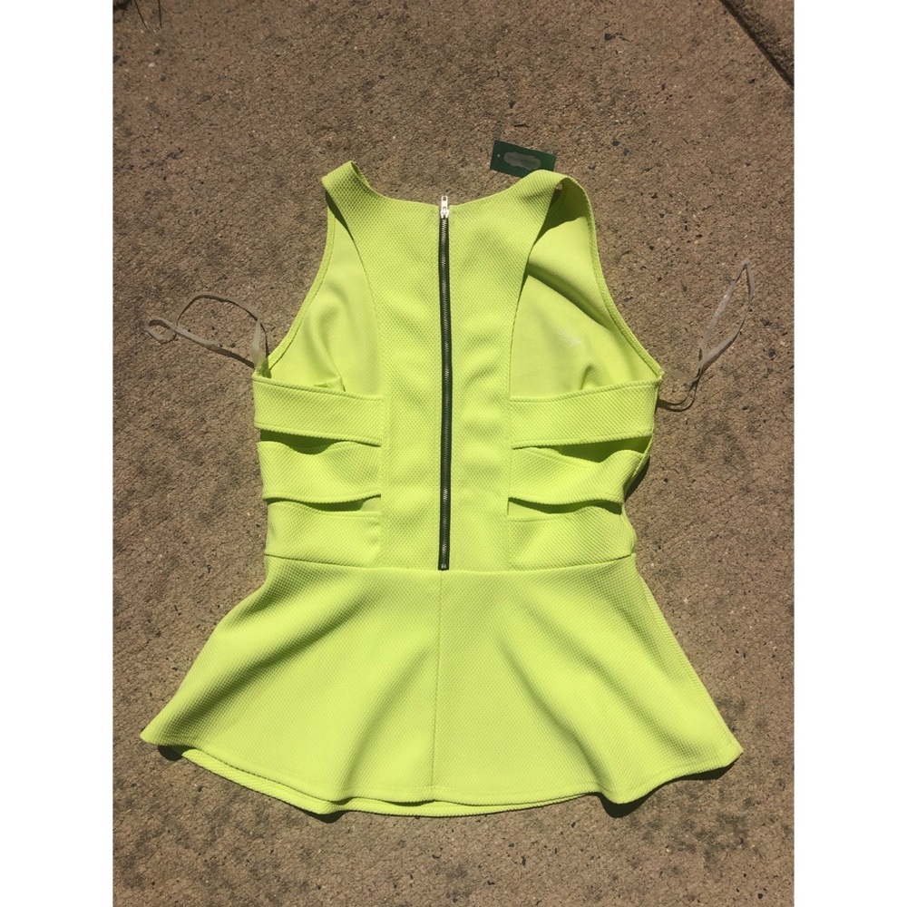 Studio Y Chartreuse Top